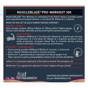 1 - MuscleBlaze PRE Workout 300,  0.55 lb  Fruit Punch 