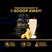 4 - Zeelab Athlete 100% Whey Protein,  4.4 lb  Banana Shake 