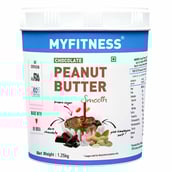 1 - Myfitness Chocolate Peanut Butter,  1.2 kg  Smooth Pack of 2 