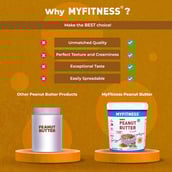 3 - Myfitness Honey Peanut Butter,  1.250 kg  Crunchy 