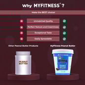 3 - Myfitness Dark Chocolate Peanut Butter,  0.510 kg  Crispy 