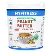 Myfitness Natural Peanut Butter, 1.250 kg Crunchy