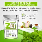 2 - Zindagi Stevia Loose (Pack of 15),  100 sachets/pack 