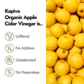 6 - Kapiva Organic Apple Cider Vinegar (Aids Weight Loss), 0.5 L Unflavoured