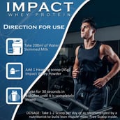 5 - Nakpro Impact Whey Protein,  2.2 lb  Double Rich Chocolate 