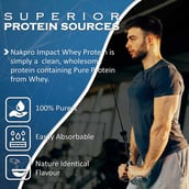 7 - Nakpro Impact Whey Protein,  2.2 lb  Vanilla 