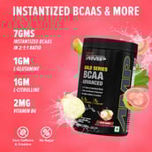 2 - GNC AMP Gold Series BCAA Advanced,  0.88 lb  30 Servings  Spicy Guava 