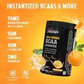 2 - GNC AMP Gold Series BCAA Advanced,  0.88 lb  30 Servings  Tangy Orange 