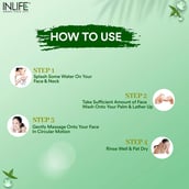 5 - INLIFE Face Wash, 200 ml Neem
