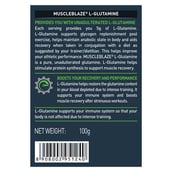 1 - MuscleBlaze L-Glutamine,  0.22 lb  Unflavoured 