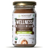 1 - Rooted Active Naturals Wellness Mushroom Coffee,  100 g  Medium Roast 