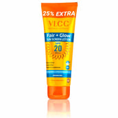 1 - VLCC Fair+Glow Sun Screen Lotion,  100 ml  Ashwagandha & Wheatgram Extract 
