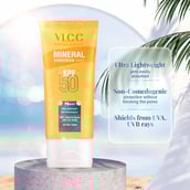 4 - VLCC Mineral Sunscreen Tinted,  50 g  SPF 50 PA+++ Ultra Lightweight 