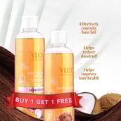 1 - VLCC Hair Fall Control&nbsp;Shampoo Buy 1 Get 1,  350 ml  Hair Defense 