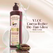 1 - VLCC Cocoa Butter De Tan Glow Body Lotion,  400 ml  for All Skin Types 