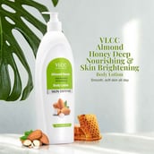 2 - VLCC Almond Honey Body Lotion,  600 ml  Deep Nourishing & Skin Brightening 