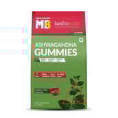 8 - Koshaveda Ashwagandha by MuscleBlaze,  30 gummies  Cranberry Mint