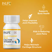 4 - INLIFE Glucosamine + MSM,  60 tablet(s) 