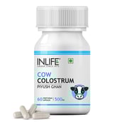 1 - INLIFE Cow Colostrum,  60 veggie capsule(s) 