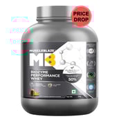 MuscleBlaze Biozyme Performance Whey, 4.4 lb Choco Banana Smoothie