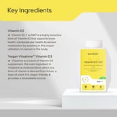 3 - NOURYSH Vitamin D3 + K2,  60 tablet(s)  Unflavoured 