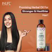 6 - INLIFE Herbal Hair Oil,  200 ml  Hair Growth 