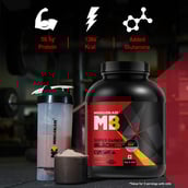 7 - MuscleBlaze Super Gainer Black,  6.6 lb  Chocolate 
