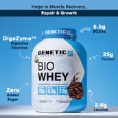 5 - Genetic Nutrition Bio Whey,  2.2 lb  Vanilla Cinnamon 