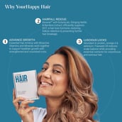 4 - YourHappyLife Hair, 60 veggie capsule(s) Unflavoured