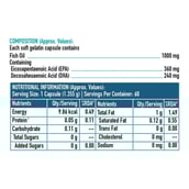 HealthKart Advanced Omega-3 with 360mg EPA & 240mg DHA 60 capsules - Pack Of 2