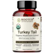 1 - Rooted Active Naturals Turkey Tail Organic Mushroom Extract,  60 veggie capsule(s) 