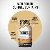 6 - MuscleXP Omega 3 Fish Oil 1000 mg,  60 softgels 