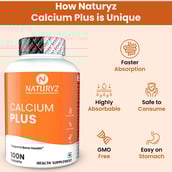 4 - Naturyz Calcium Plus,  100 tablet(s)  Unflavoured 