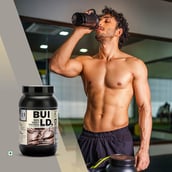 1 - Build 100% Whey Protein,  2.2 lb  Swiss Chocolate 