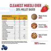 3 - Pintola Muesli,  800 g  Fruit & Nut with 28% Millet 