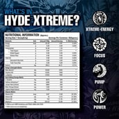 3 - ProSupps Hyde Xtreme Pre Workout,  0.42 lb  Blue Razz 