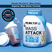 4 - Genetic Nutrition Mass Attack, 2.2 lb Malai Kulfi