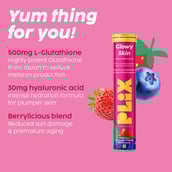 7 - Plix Olena Glutathione Skin Glow,  Strawberry (Pack of 3)  15 tablet(s) 