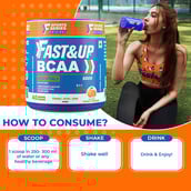4 - Fast & Up BCAA,  0.69 lb  45 Servings  Tangy Orange 