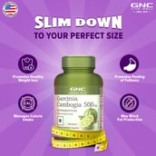 1 - GNC Garcinia Cambogia (500mg),  60 capsules