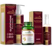1 - Simply Herbal Glutathione 60 Capsules with Cream & Face Wash Combo, Unflavoured 3 Piece(s)/Pack