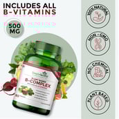 5 - Simply Herbal Plant Based B-Complex,  60 capsules  Unflavoured 