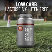 5 - Isopure Low Carb 4.41 lb & Optimum Nutrition Micronised Creatine 250g Combo India,  2 Piece(s)/Pack  Dutch Chocolate + Unflavoured 