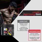 9 - MuscleBlaze CreaPRO Creatine with Creapure® Powder from Germany,  Unflavoured  0.22 lb 