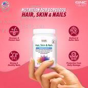 1 - GNC Women's Hair Skin and Nails,  120 tablet(s)  Unflavoured 