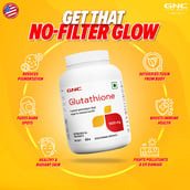 1 - GNC Glutathione (500mg),  Unflavoured  60 veggie capsule(s)