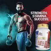 4 - Americanz Muscles Professional Protein,  2 lb  Triple Chocolate with Free Shaker 