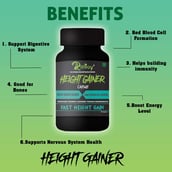 6 - Riffway Height Gainer (Pack of 3),  30 capsules 