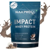 1 - Nakpro Impact Whey Protein,  2.2 lb  Cookies & Cream (Pack of 2) 