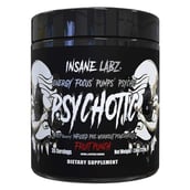 1 - Insane Labz Psychotic Black,  0.48 lb  Fruit Punch 